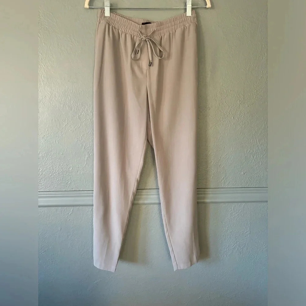 TopShop, ladies, elastic waist, drawstring, zipper ankle, slim, jogger, US 4